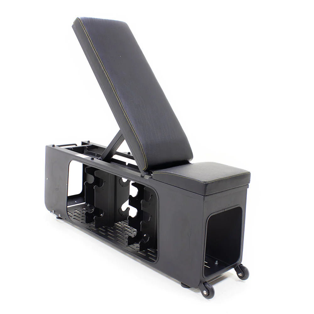 Powercore Studio Adjustable Bench with Storage with Battle Rope Anchor AP-MFDSA