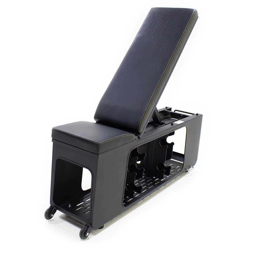 Powercore Studio Adjustable Bench with Storage with Battle Rope Anchor AP-MFDSA