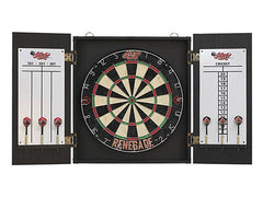 Shot Darts Renegade Dartboard & Dart Cabinet Set