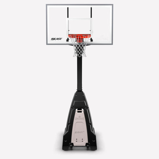 Spalding the Beast Portable Basketball Hoop - 60" Glass