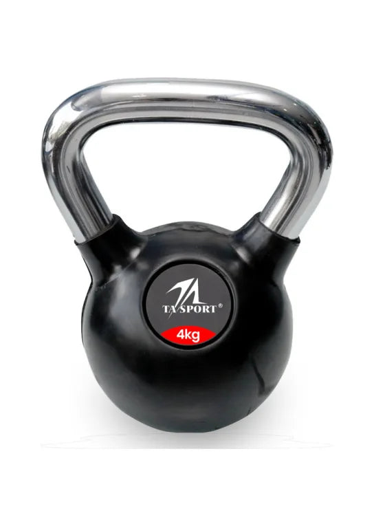 TA Sport Black Rubber Kettlebells 4kg - 28kg