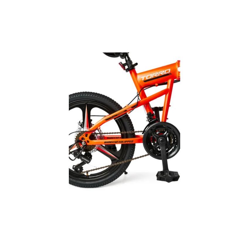 TI Cycles Montra Torro 7 x 3 Disc Bike Matt red with Black Graphics 20 inch