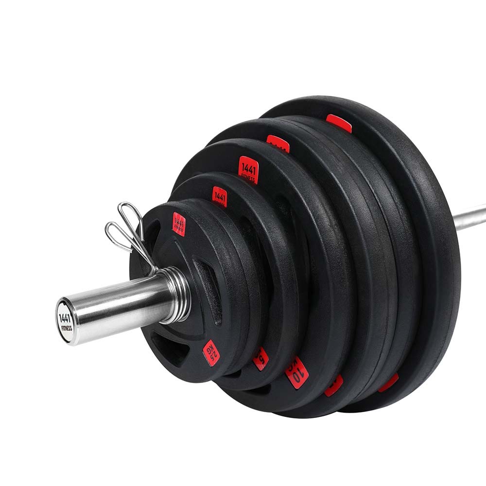 Tri Grip Black Olympic Plates Set| 120 kg