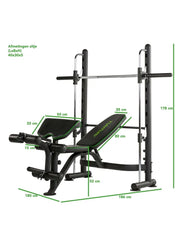 Tunturi Half Smith Machine SM60 with Weight Bench