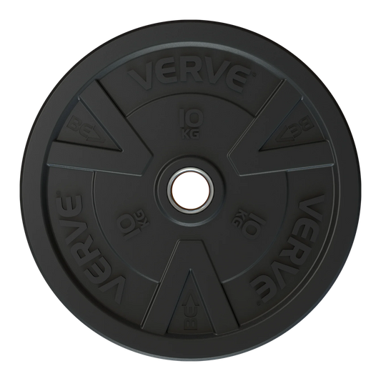 VERVE Olympic Black Bumper Plates 5kg - 25kg