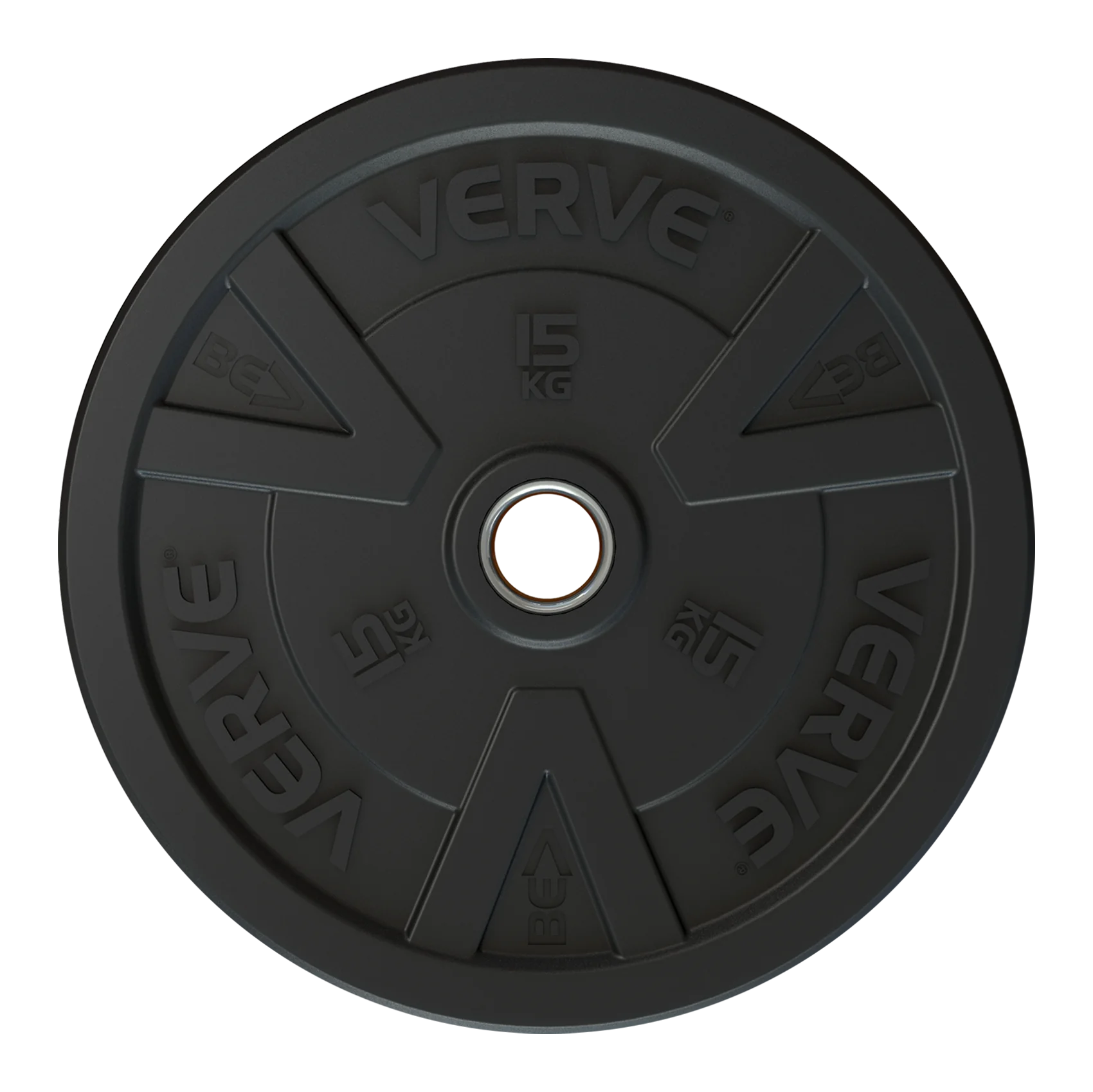 VERVE Olympic Black Bumper Plates 5kg - 25kg