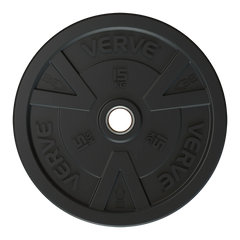 VERVE Olympic Black Bumper Plates 5kg - 25kg