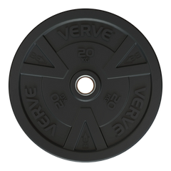 VERVE Olympic Black Bumper Plates 5kg - 25kg