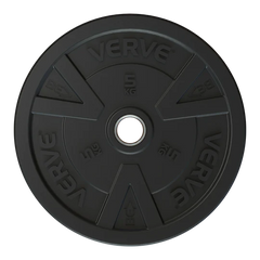 VERVE Olympic Black Bumper Plates 5kg - 25kg