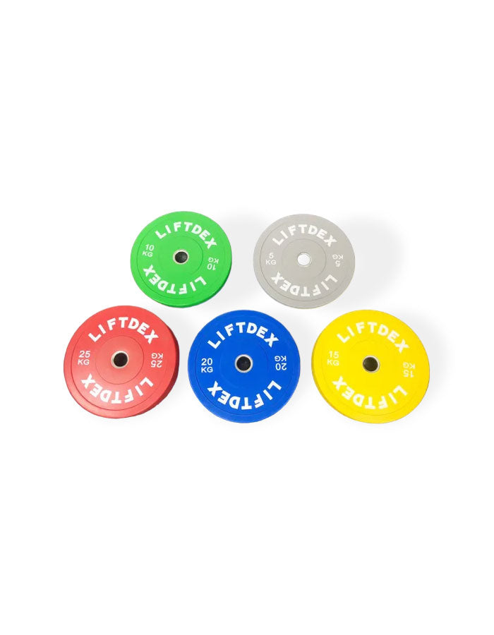 Liftdex Color Rubber Bumper Plates 5kg - 25kg