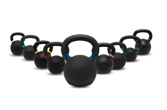 MF Powder Coated Cast Iron Kettlebell 4kg to 20kg