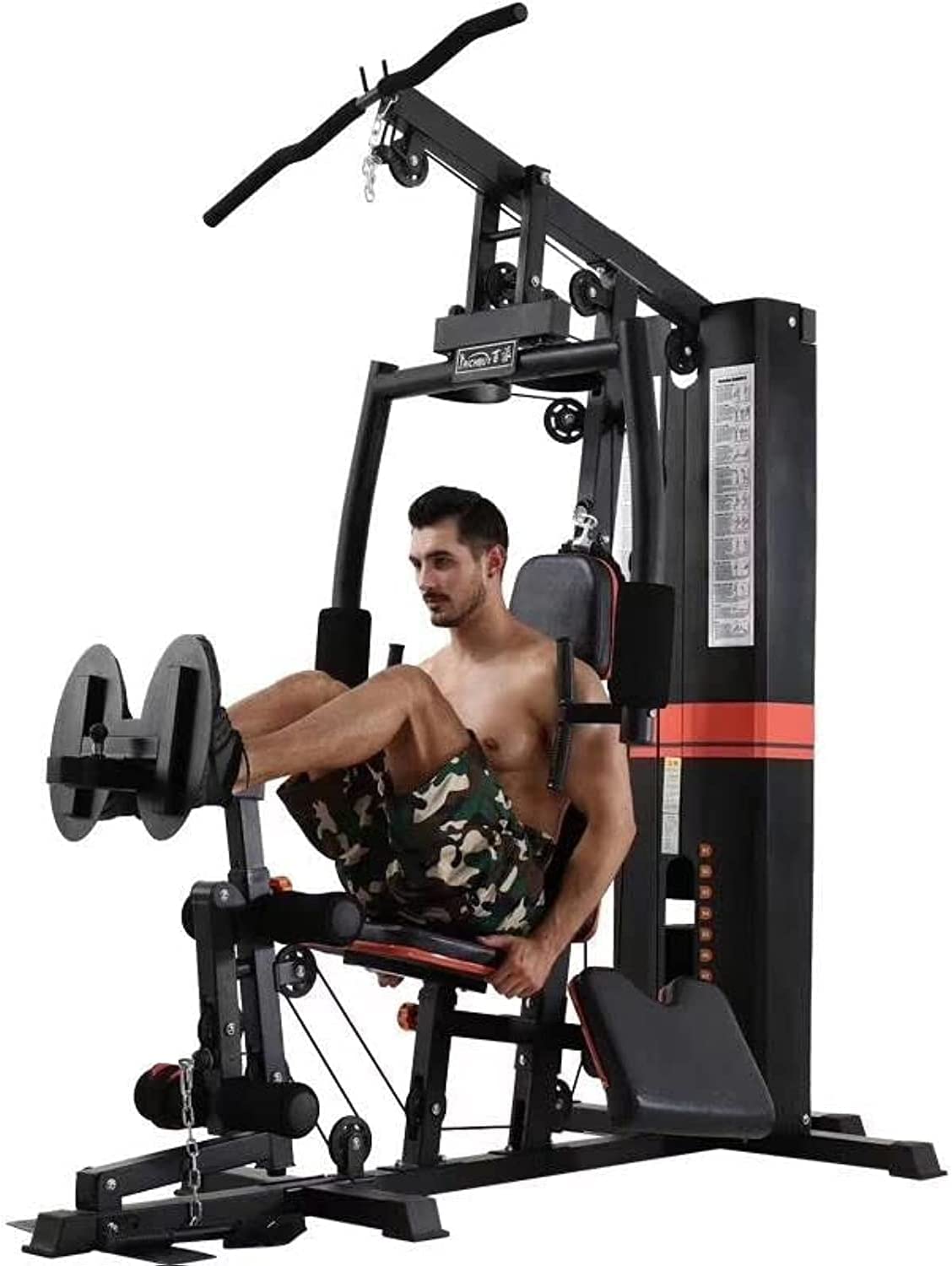 Multifunctional Home Gym with Leg Press (72kgs Weight Stacks)