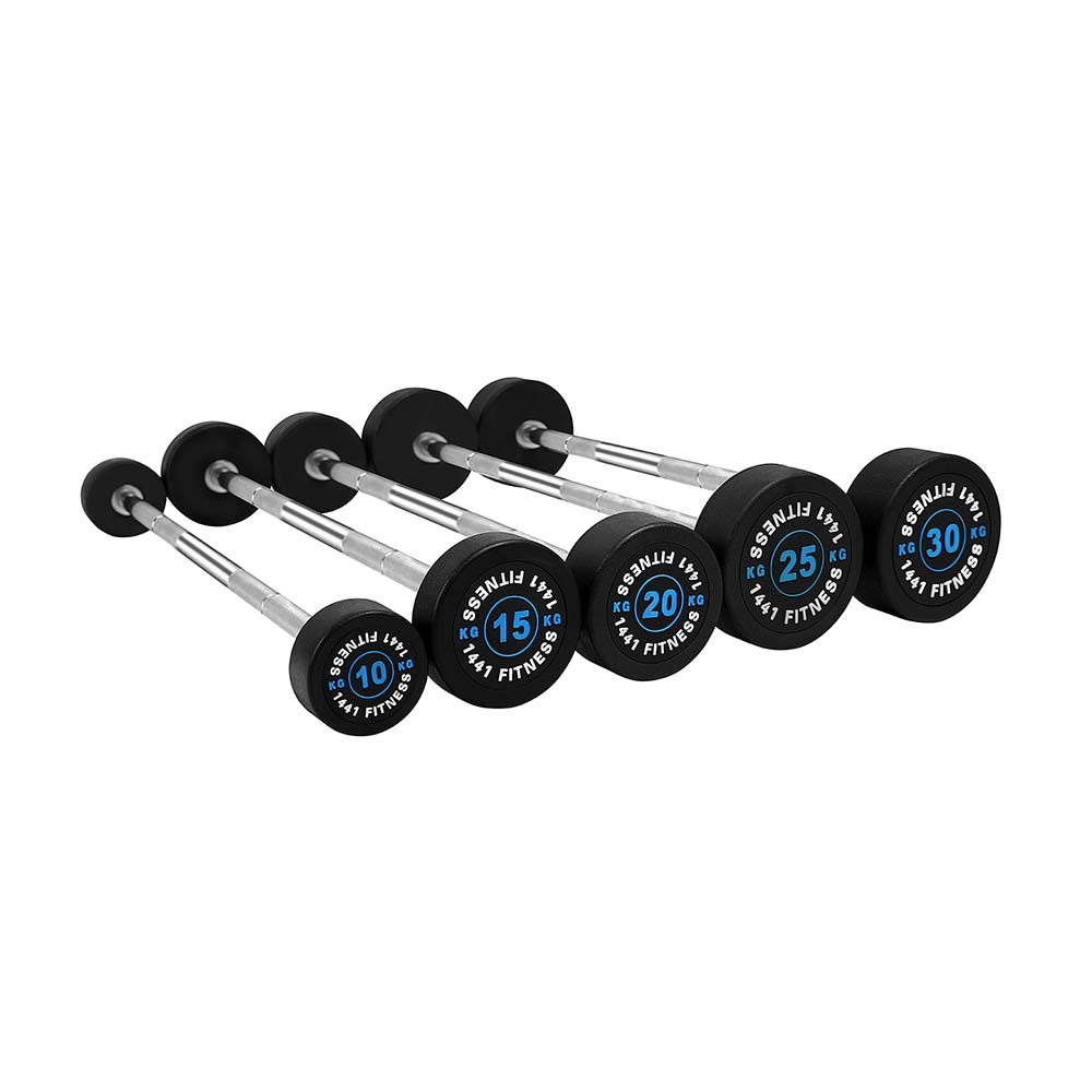 1441 Fitness Fixed Straight Barbell Weight - 10 kg - 50 kg