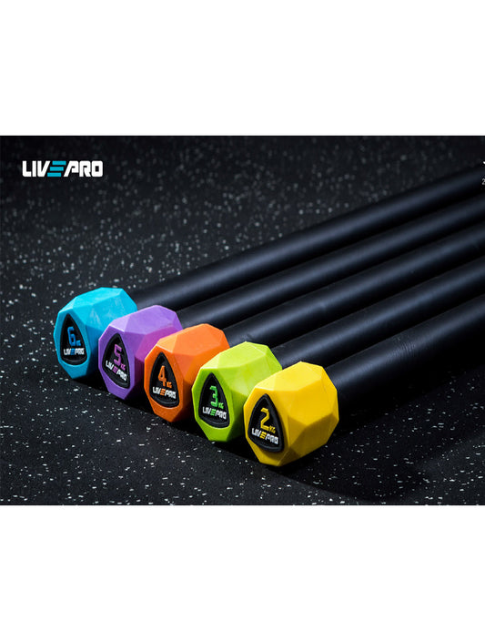 LivePro Jordan Bar - Body Bar - Weight Bar from 2 KG to 6 KG - LP8145
