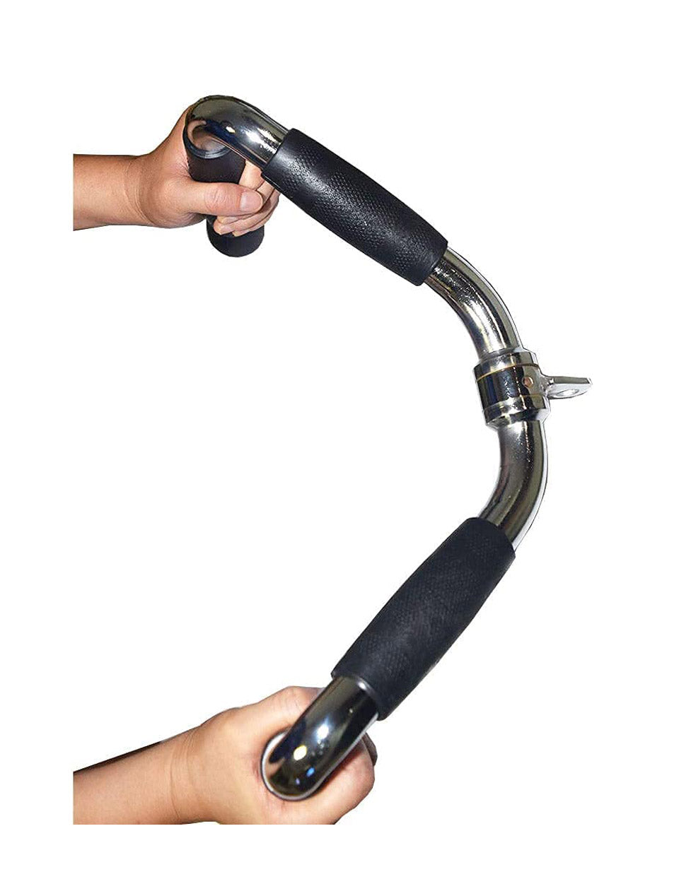 2 L Revolving Lat Attachment Bar with Rubber Grips