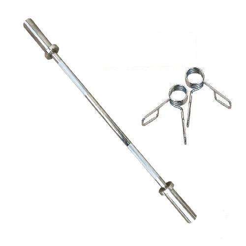 1441 Fitness 4 ft Olympic Straight Bar  with Collars - 7 kg