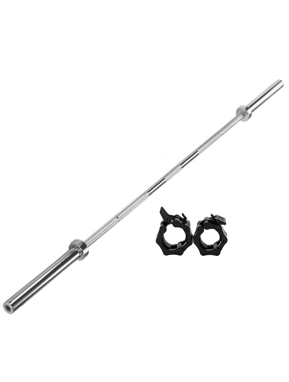 6 ft Olympic Barbell with Collars (15kg)