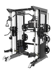 Force USA F100 All In One Functional Trainer Pin Loaded (15kg Barbell Included)