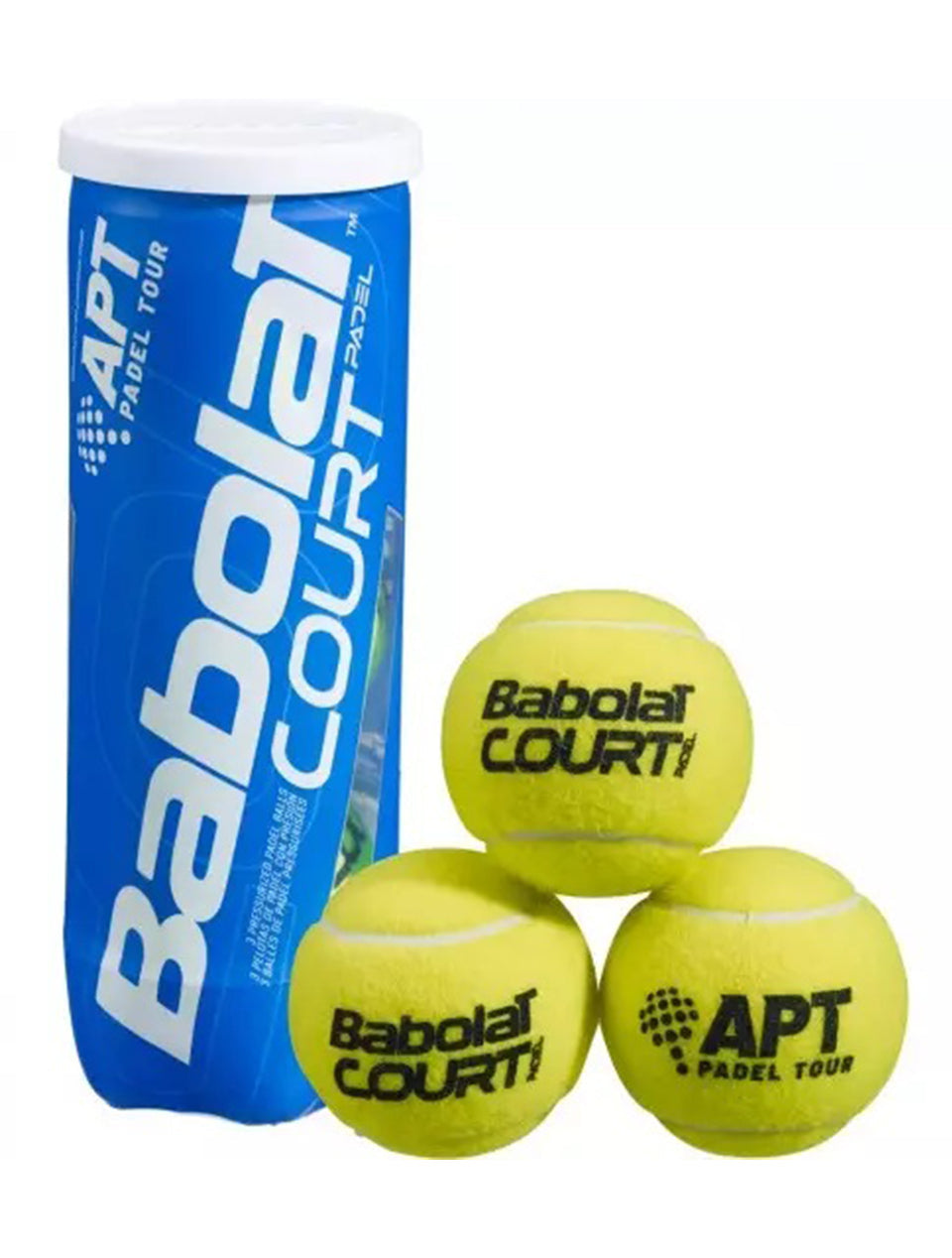 Babolat Court Padel Tennis Ball - Pack of 3