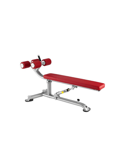 BH Fitness L835 Crunch Bench, Red/Silver
