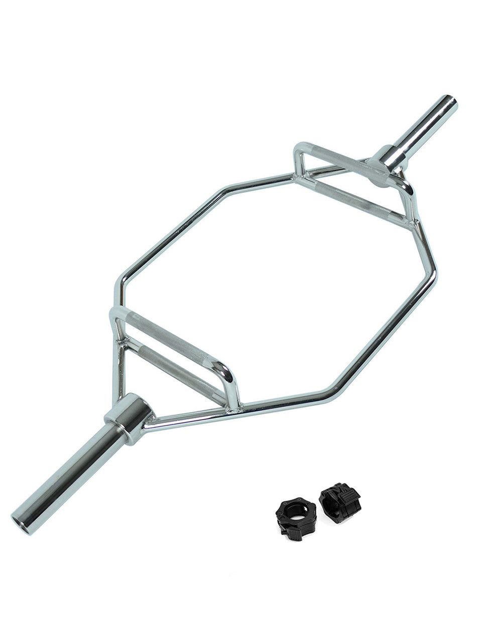 1441 Fitness 6 ft Olympic Hex Trap Dead lift Bar with Collars  | 15 kg